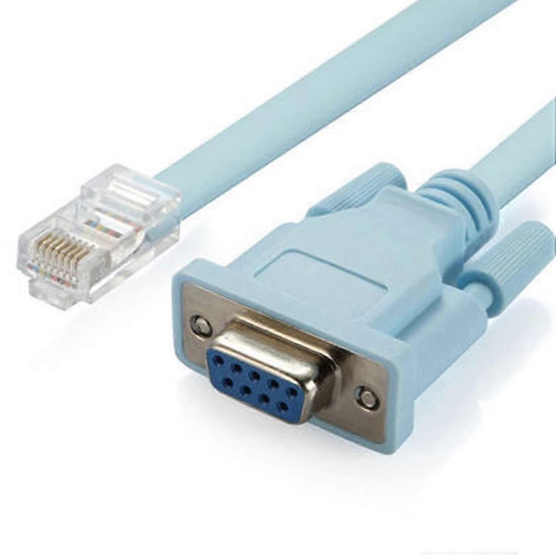USB Console Cable RJ45 to DB9 RS232 for Cisco Router Easy Setup 1.8M