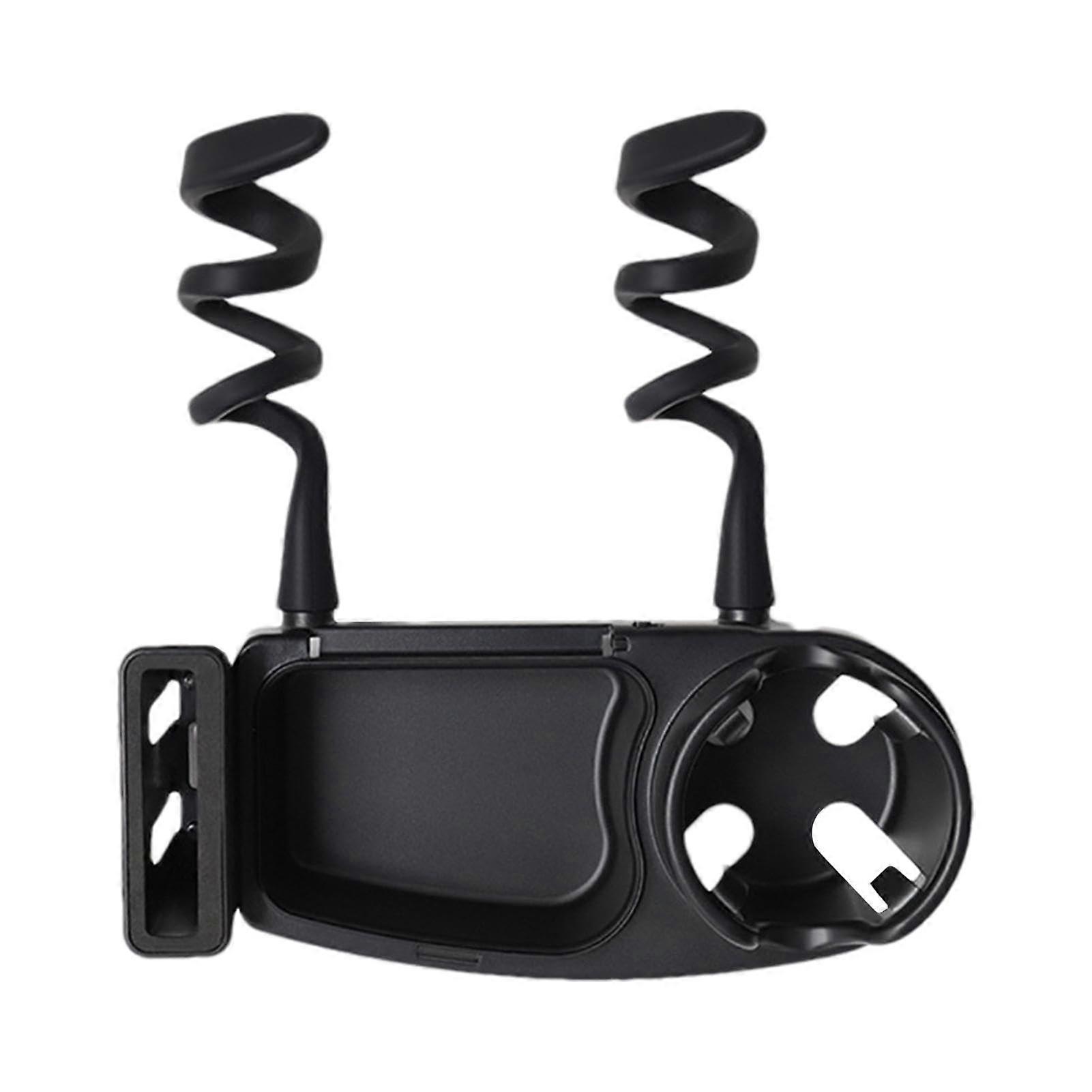 Universal Baby Stroller Snack Tray with Cup and Phone Holder, Adjustable Secure Attachment