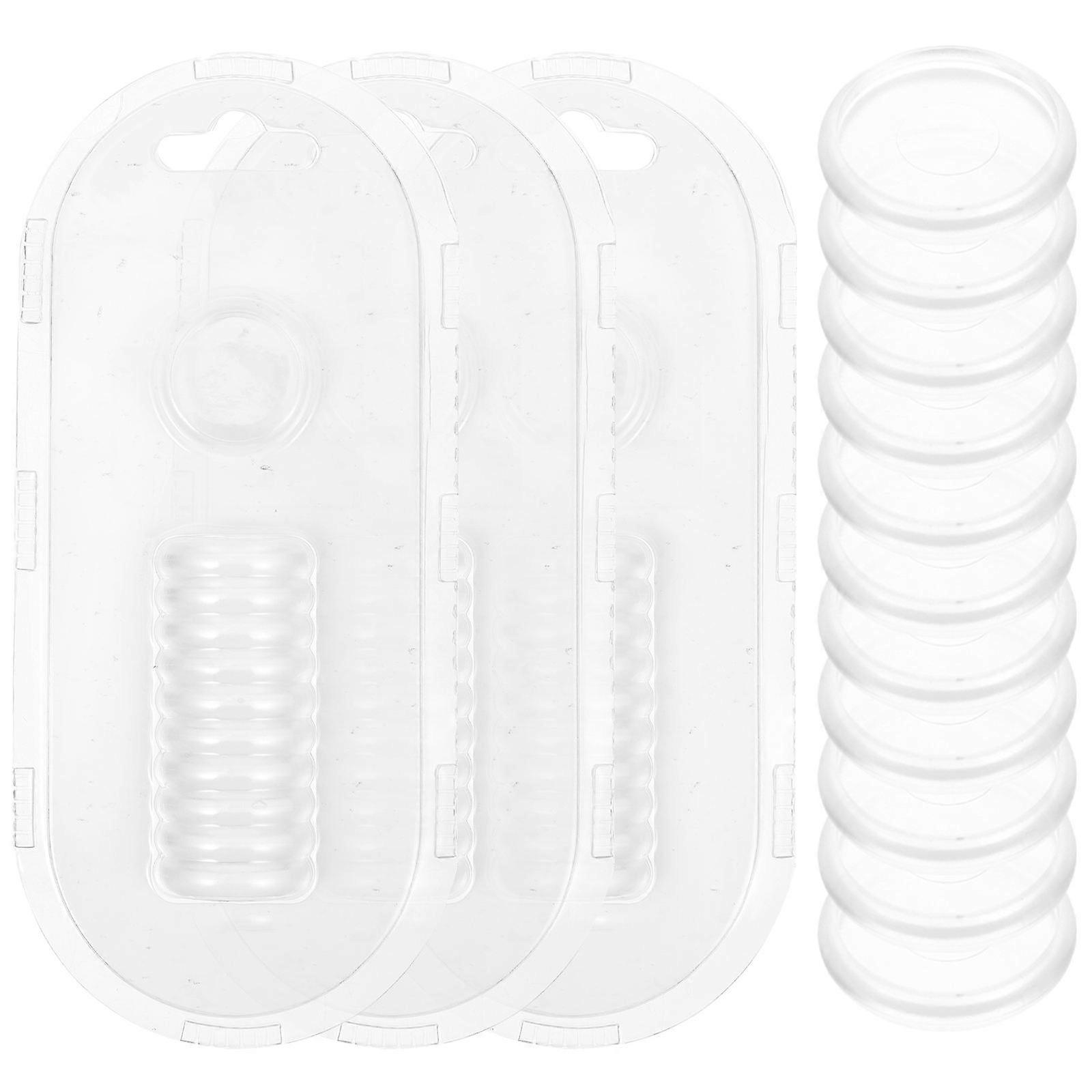 Plastic Book Binding Discs 44Pcs ABS Material Binder Rings for Student Use