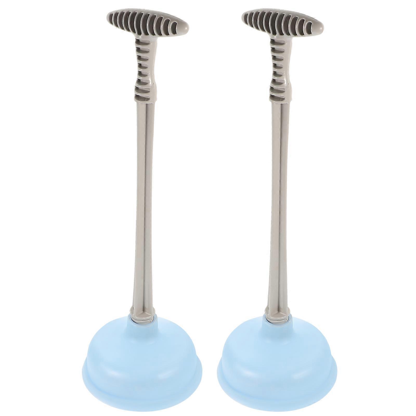 Pipeline Dredging Tool 2Pcs Practical Suction Cleaning Equipment for Home Office Use in Assorted Color with Pipe Cleaning Function