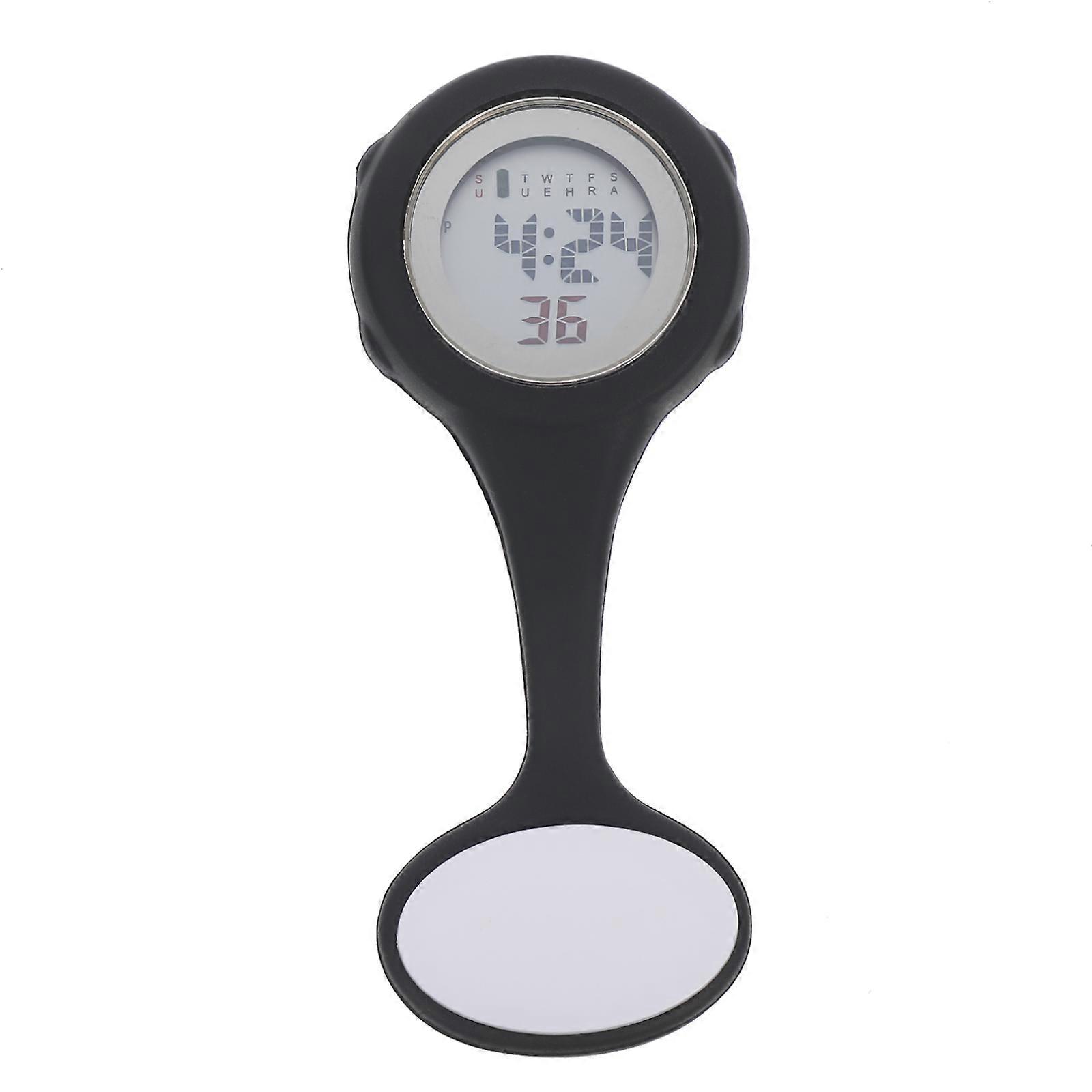Multi Function Pin Design Nurse Watch with Silicone Cover 1 Piece