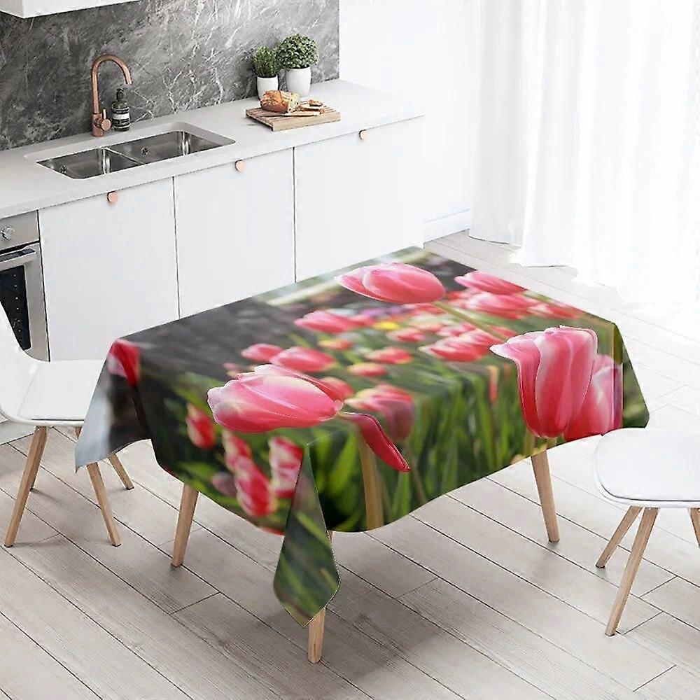 Tablecloth Style 1306 Anti-Stain Waterproof Rectangular Kitchen Dining Table Home Decoration