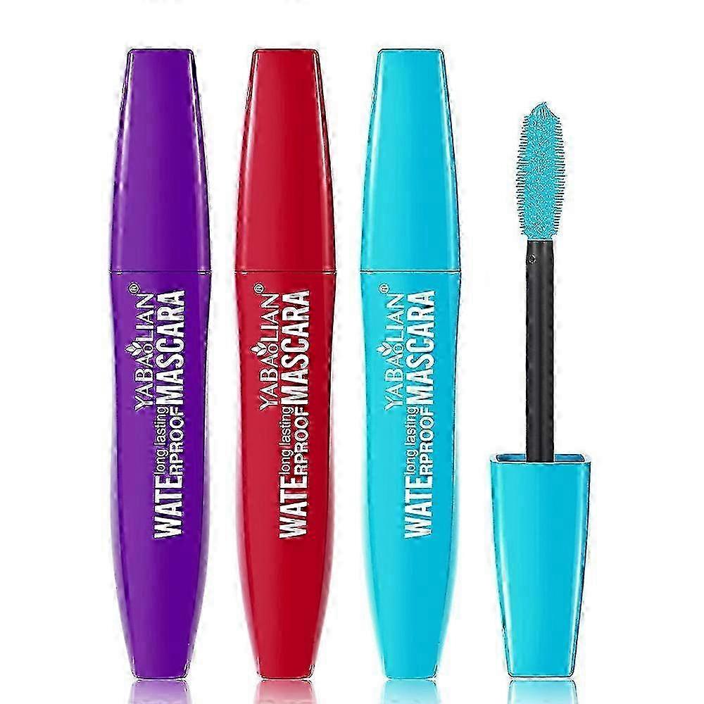 Mascara,Color Mascara Waterproof, Thick and Curly,Long-Lasting Makeup