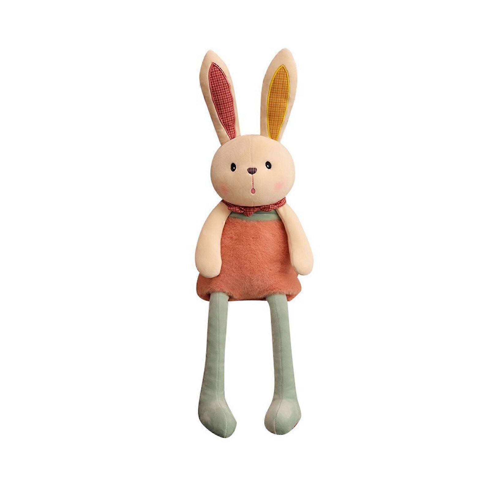 Pull Up Rabbit Plush Toy Interactive Stuffed Animal with Switchable Ears And Legs Funny Rabbit Soft