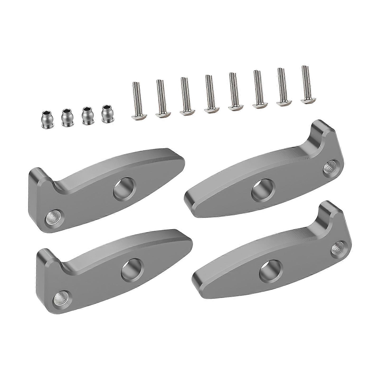 Heavy Duty Rock Crawling Mod Set Accuracy Engineered Droop Modification Set Quick Fixing for SCX30  Dark Grey