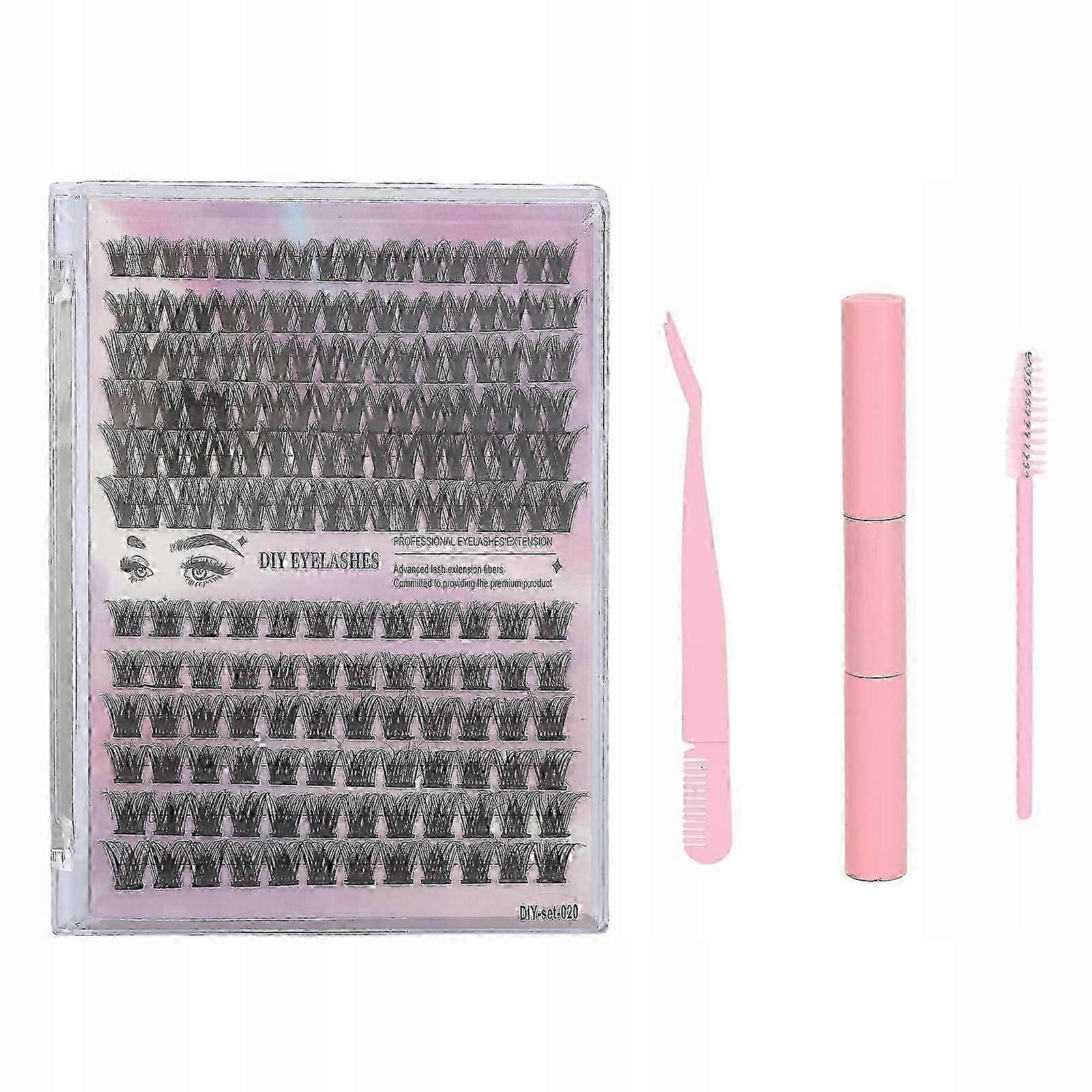 Diy Eyelash Extension Kit With 3 Ml Double