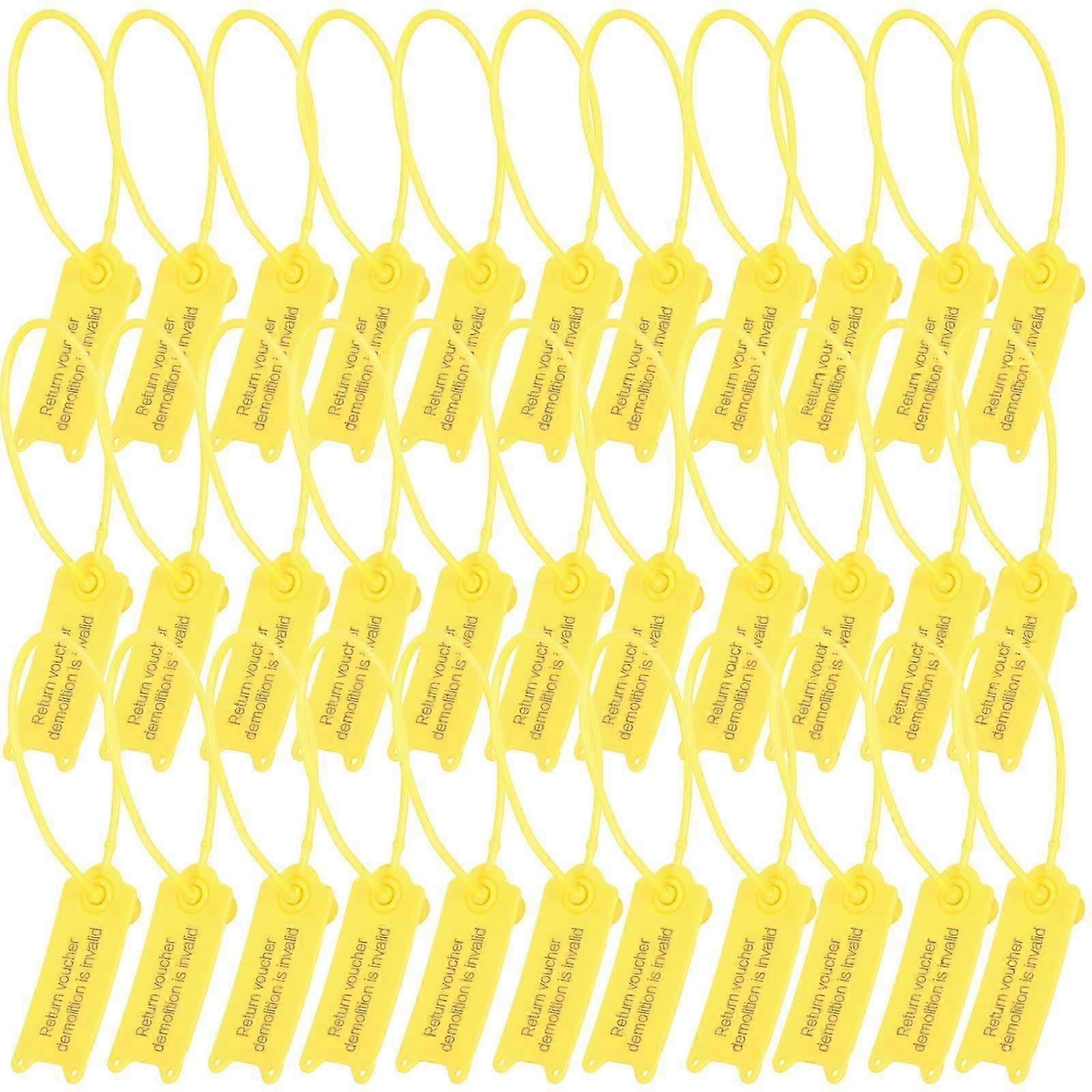 100PCS Label Cable Ties  Self-Locking Tag Ties for Cable Management, Packaging & Organization