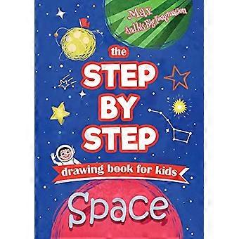 Trin for trin tegnebog til børn - Space