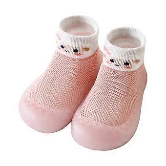 Babysockenschuhe, Lauflernschuhe, Mädchen-Hausschuhe mit Ostermotiven, weiche Mesh-Sohle, atmungsaktiv, Sportschuhe, Sneaker, 0-6 Monate