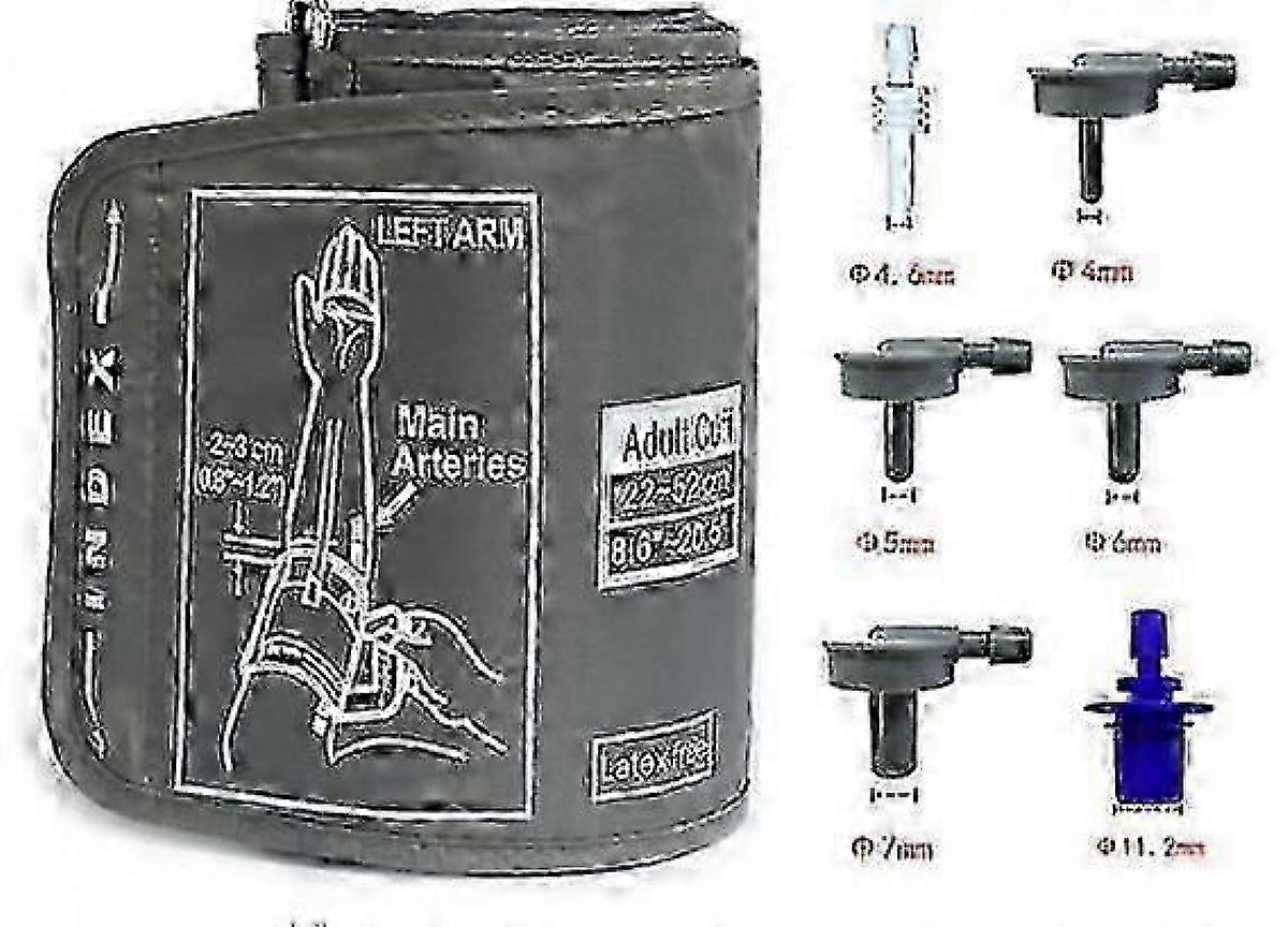 Extra Large Cuff for Omron Blood Pressure Monitor 9-21 Inch 22-53cm Universal Size Comfort Fit