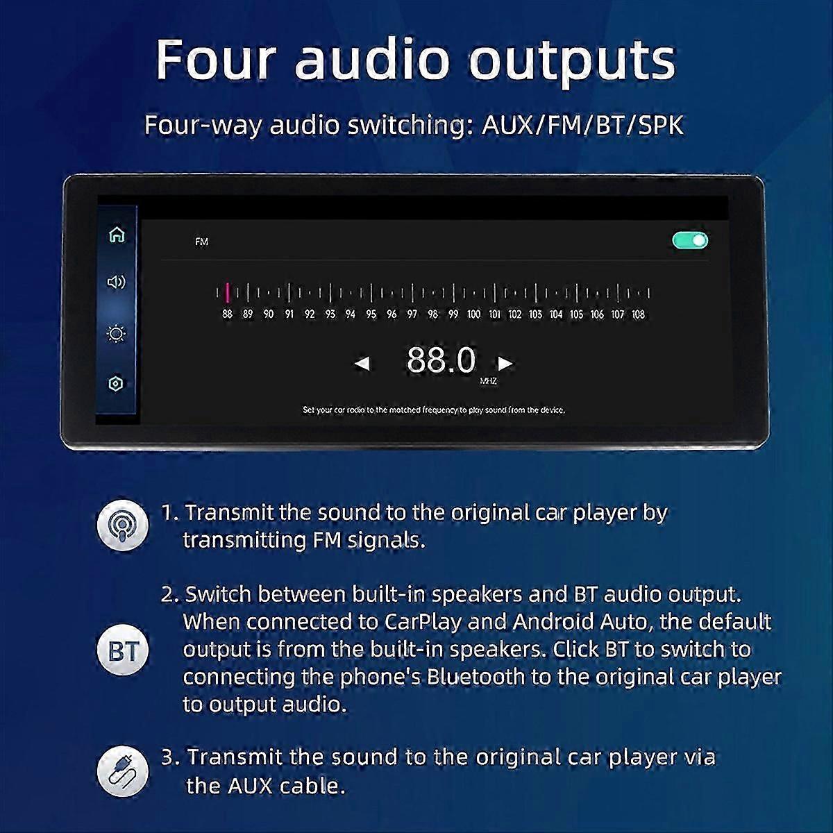 Car 10.26 Inch Bluetooth Portable Screen GPS Navigation Display