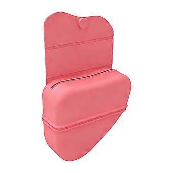 Pet Supplies Silicones Dogs Treat Bag Portable Pet Training Waist Bag Outdoor Feeders Puppies Snacks for Daily Use  Pink