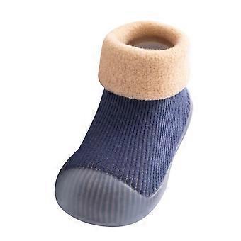 Babypantoffeln für 2-3-jährige Mädchen, weiche Babypantoffeln mit Gummisohle, einfarbige Strickstrümpfe für Kleinkinder und Kinder, warme Babypantoffeln mit Tiermotiven, 180