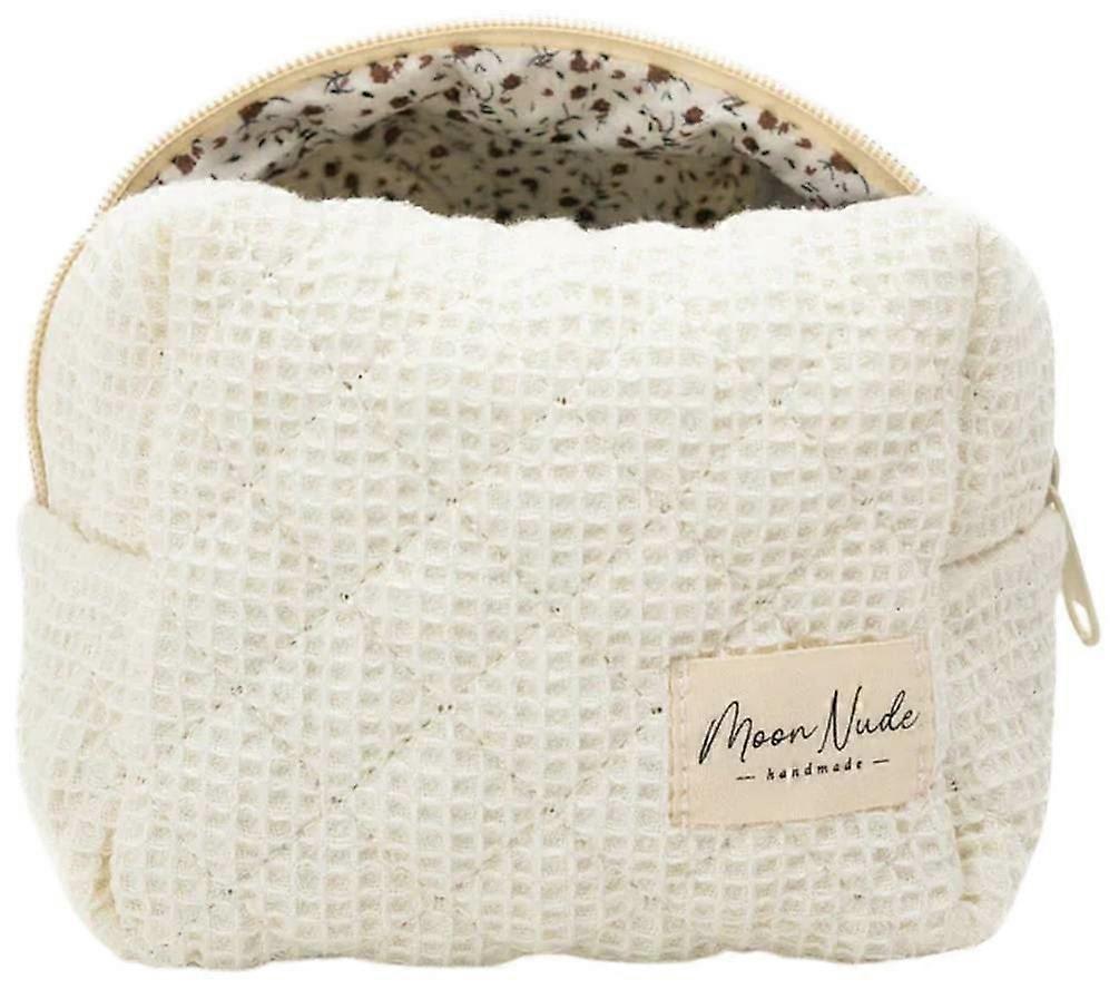 Moon Nude Mini Makeup Bag - Cream