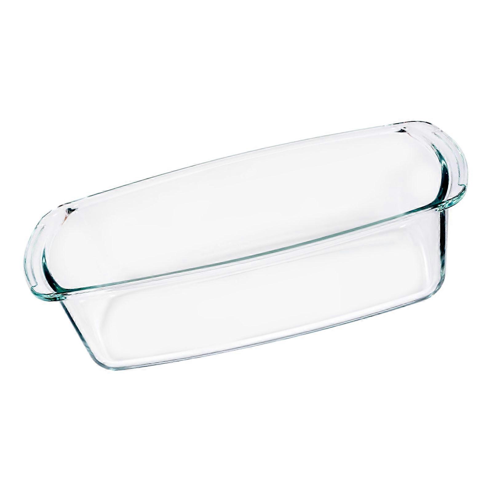 Multifunctional Rectangular Glass Bakewares Baking Dish For Cheesecakes Toasts Bread With High Temperatures Tolerance Multicolor