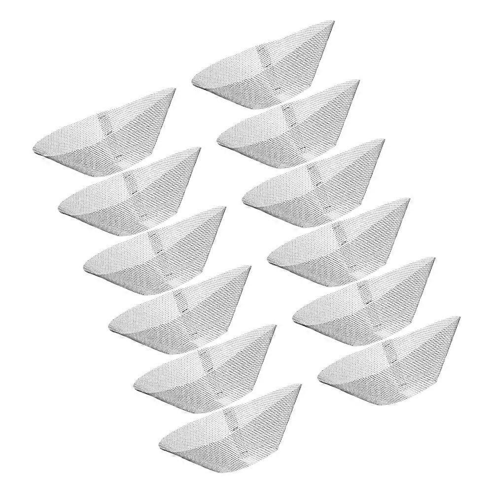 Round Range Hood Filter Net for Efficient Grease Catcher 48Pcs Silver
