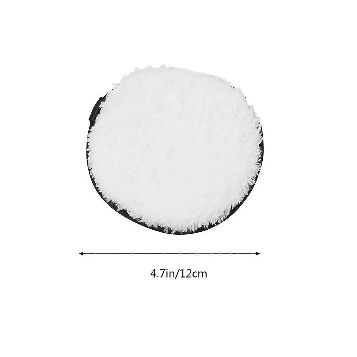 White Microfiber Makeup for Face Cleansing Pads 3Pcs Set