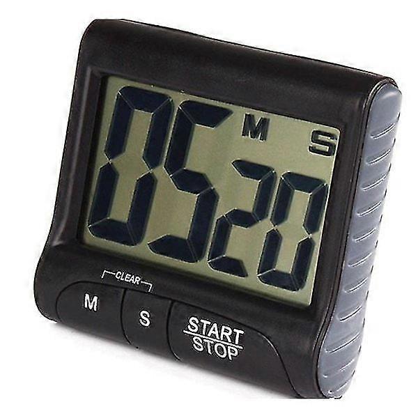 LCD Digital Large Kitchen Timer Countdown Up Clock Loud Alarm Magnetic