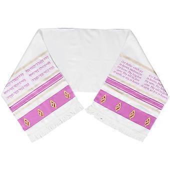 Chal de oración Tallit, chal de tela para mujeres y eventos religiosos