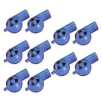 Voetbalfluitjes voor instructeurs, plastic wedstrijdfluitjes, 20 stuks