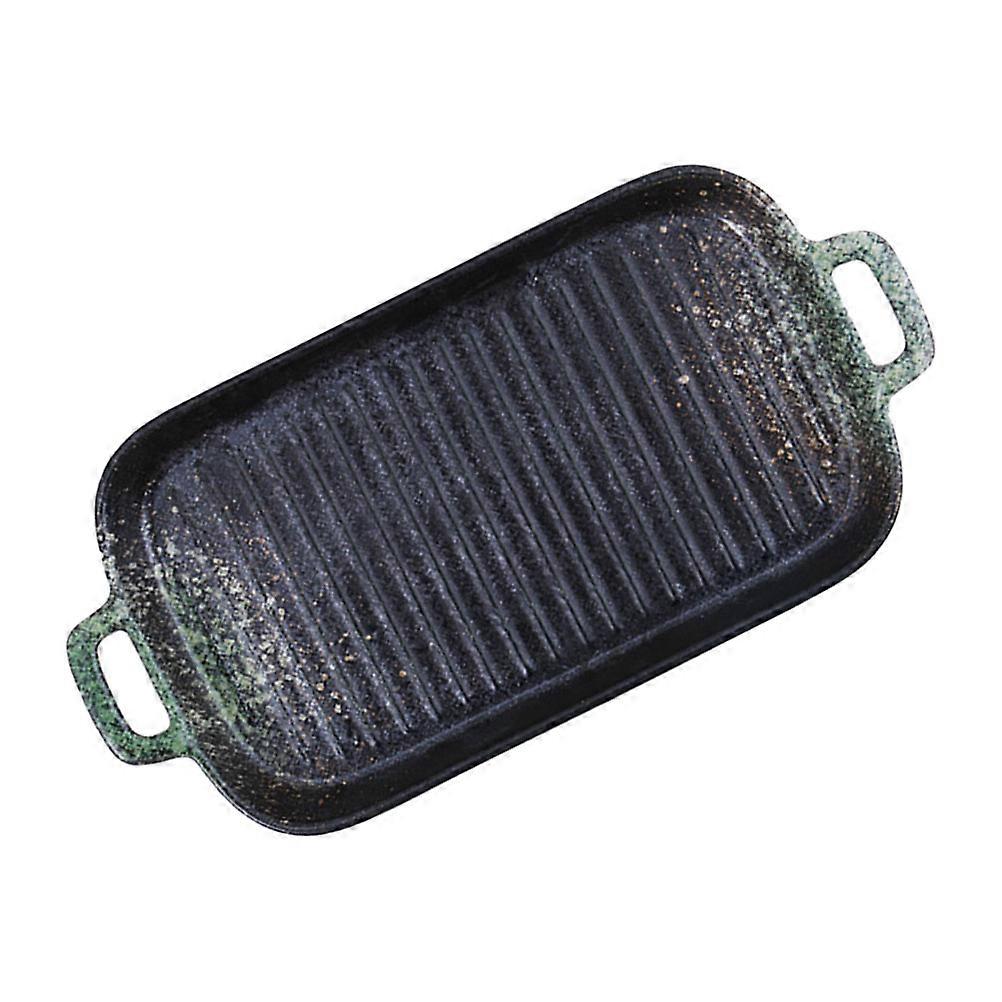 Kitchen Ceramic Baking Plate Roasting Tray for Household Use 1Pcs