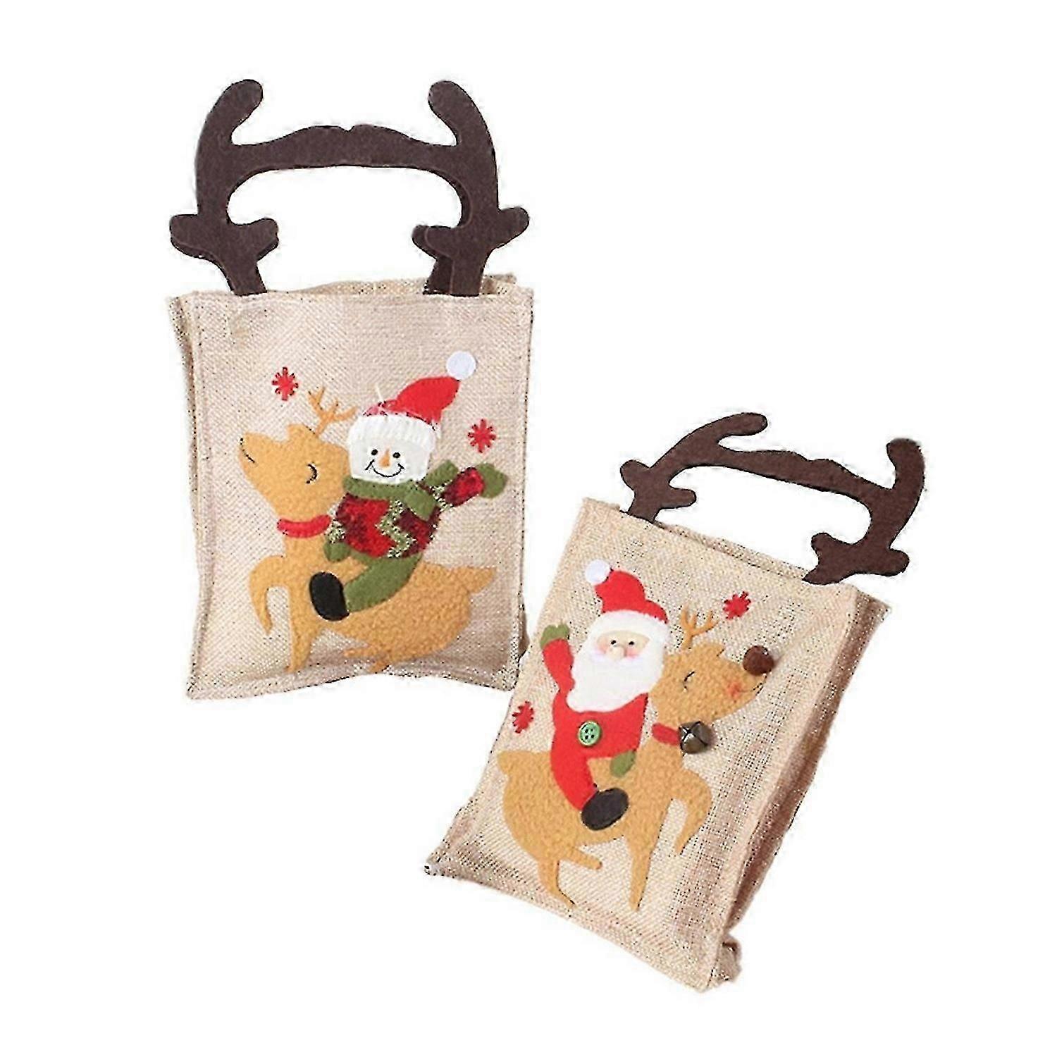 -Pattern Xmas Candy Gift Bags Gift Packaging Bag