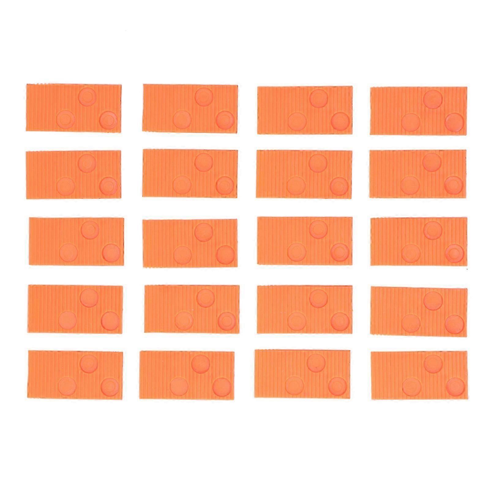 20Pcs Tapping Block Floor Install Installation Tool Set Flooring Kit Compatible withTile LaminateOrange
