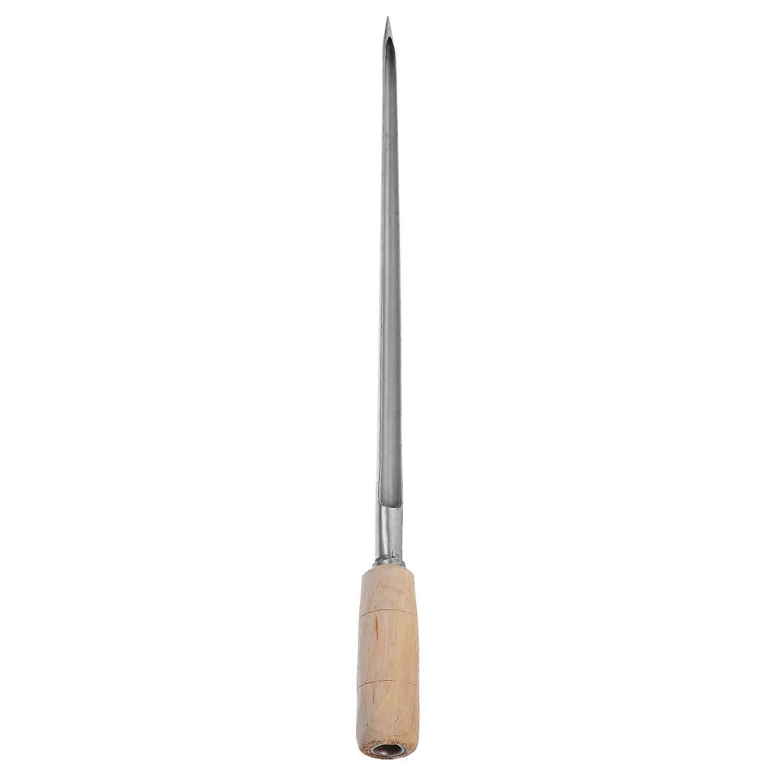Silver Stainless Steel Grain Sampler for Precise Grain Sampling