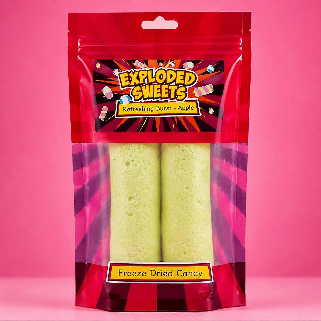 Freeze Dried Refreshing Burst Apple Bars | Exploded Sweets