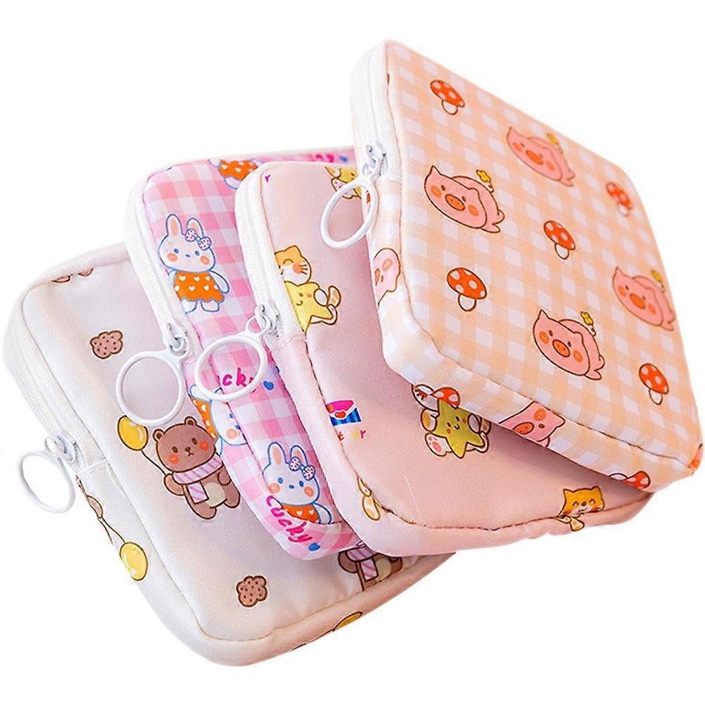 Compact Sanitary Holder Portable Storage for Multi-Function Use 4Pcs