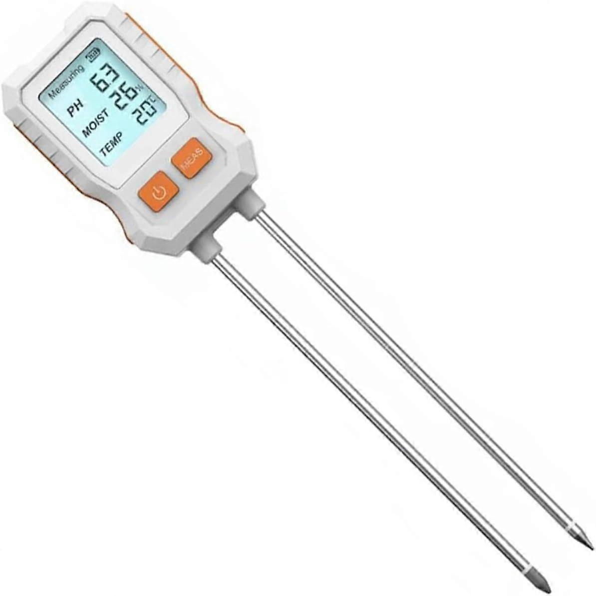 Digital Soil Acidbase Value Temperature Meter with LCD Display for