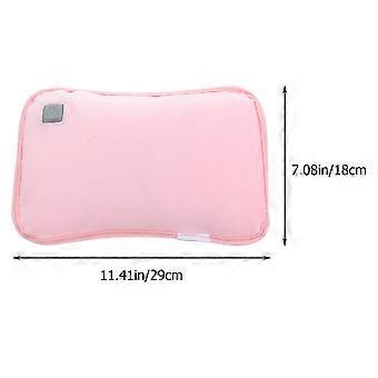 USB Hand Warmer Pink Electric Heating Hand Warmer for Home Use 1Pcs