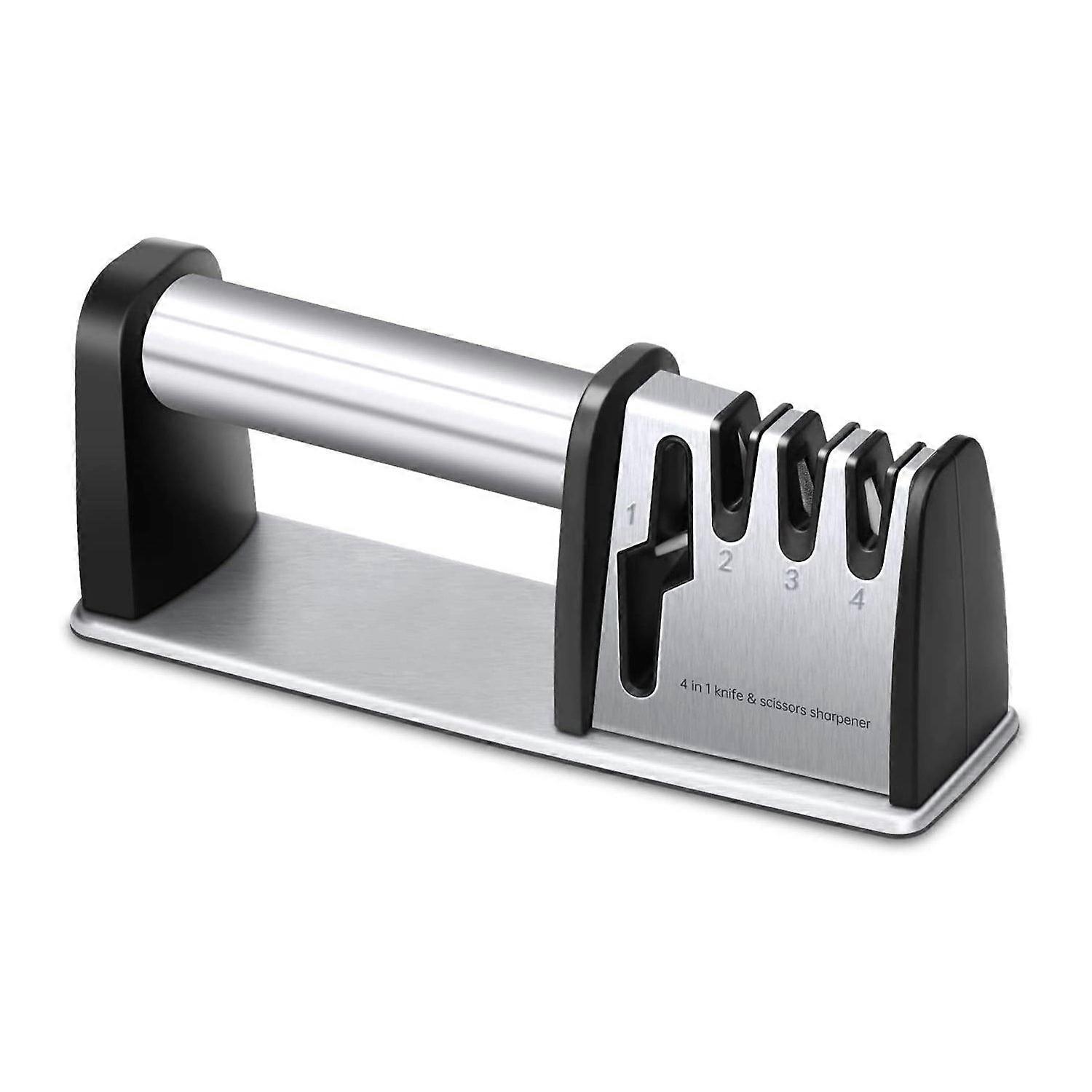Manual Knife Sharpener with Anti-slip Base