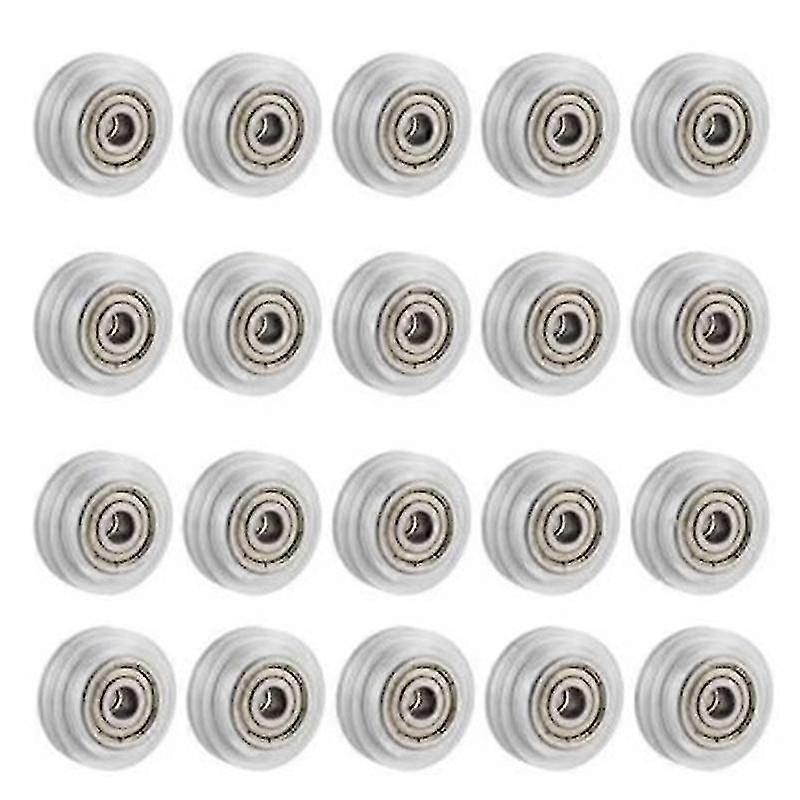20pcs 3d Printer Clear Polycarbonate Wheel Plastic Pulley Linear compatible with -10 S5 3 Pro Printer