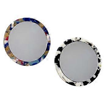 Convenient Makeup Mirror Assorted Color Small Mirror for Makeup 4Pcs