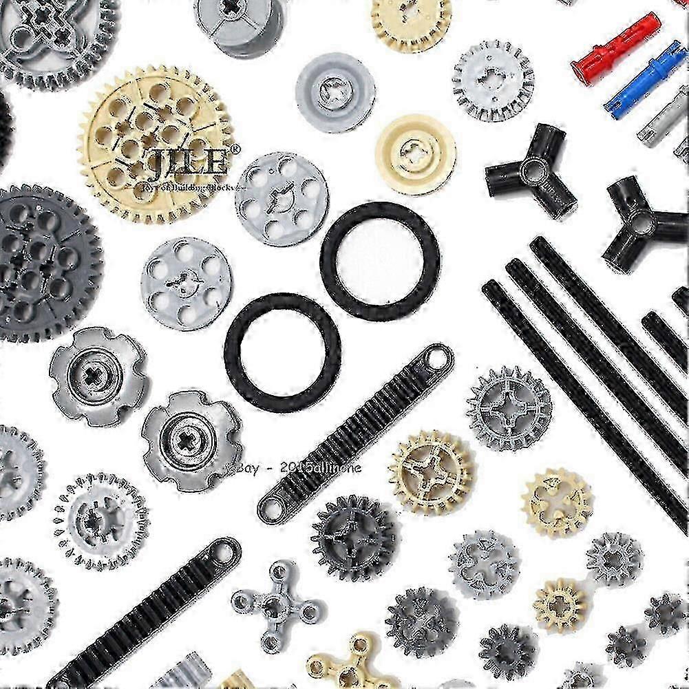 Technic Building Kit - 116 Pcs Gears & Axle Pins for Custom Assemblies