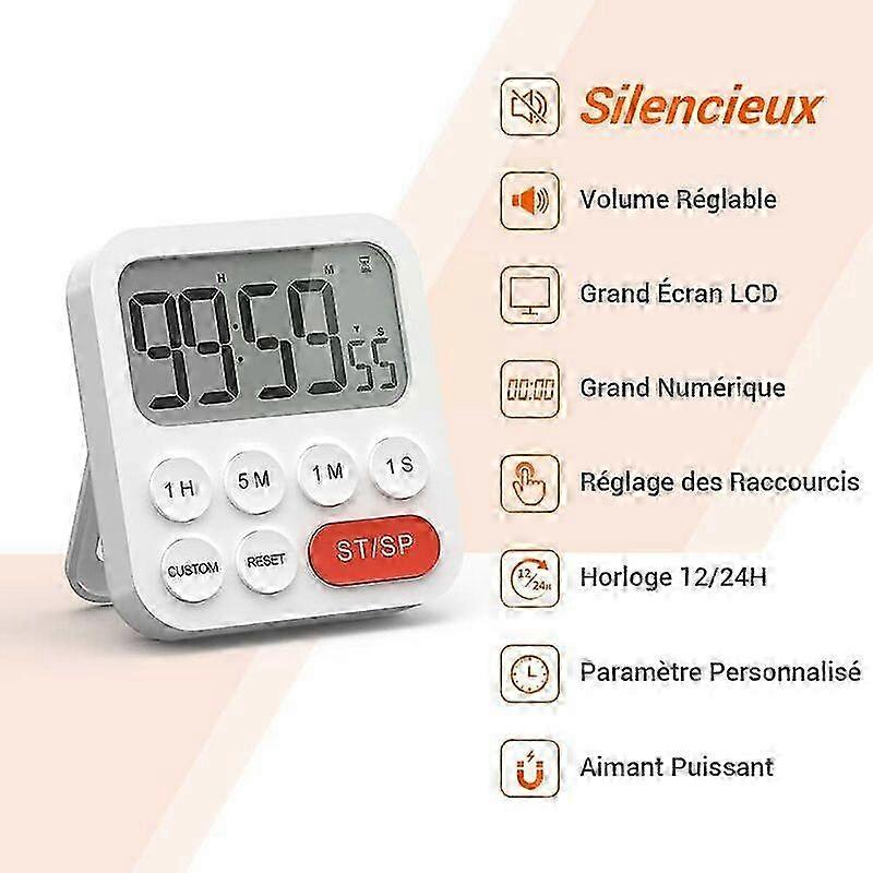 Customisable Digital Timer with Stand