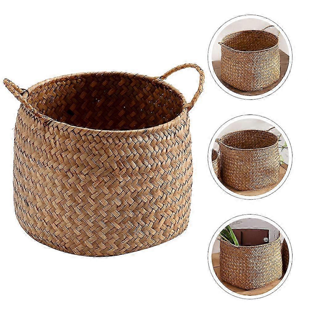 Rustic Seagrass Cosmetic Organiser Box