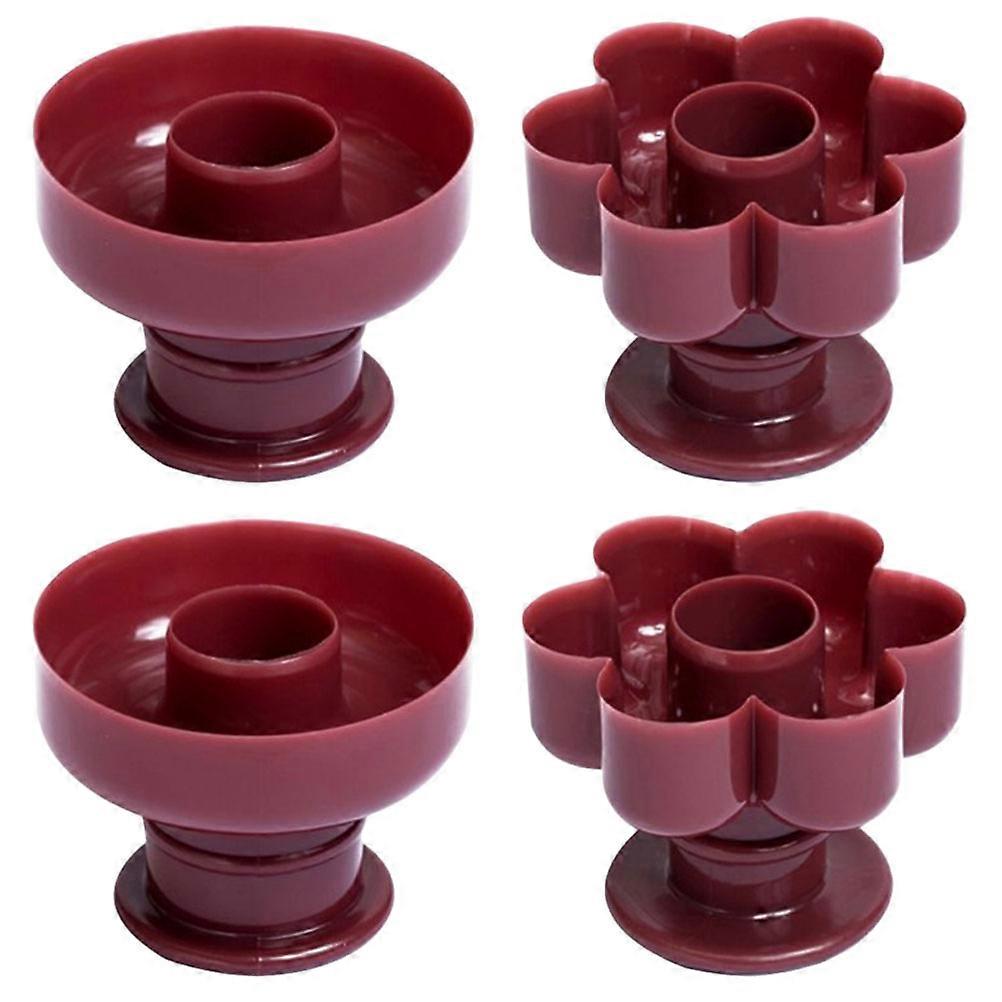 Multi-Function Donut Mold 4Pcs Round Mold for Kitchen Baking Use