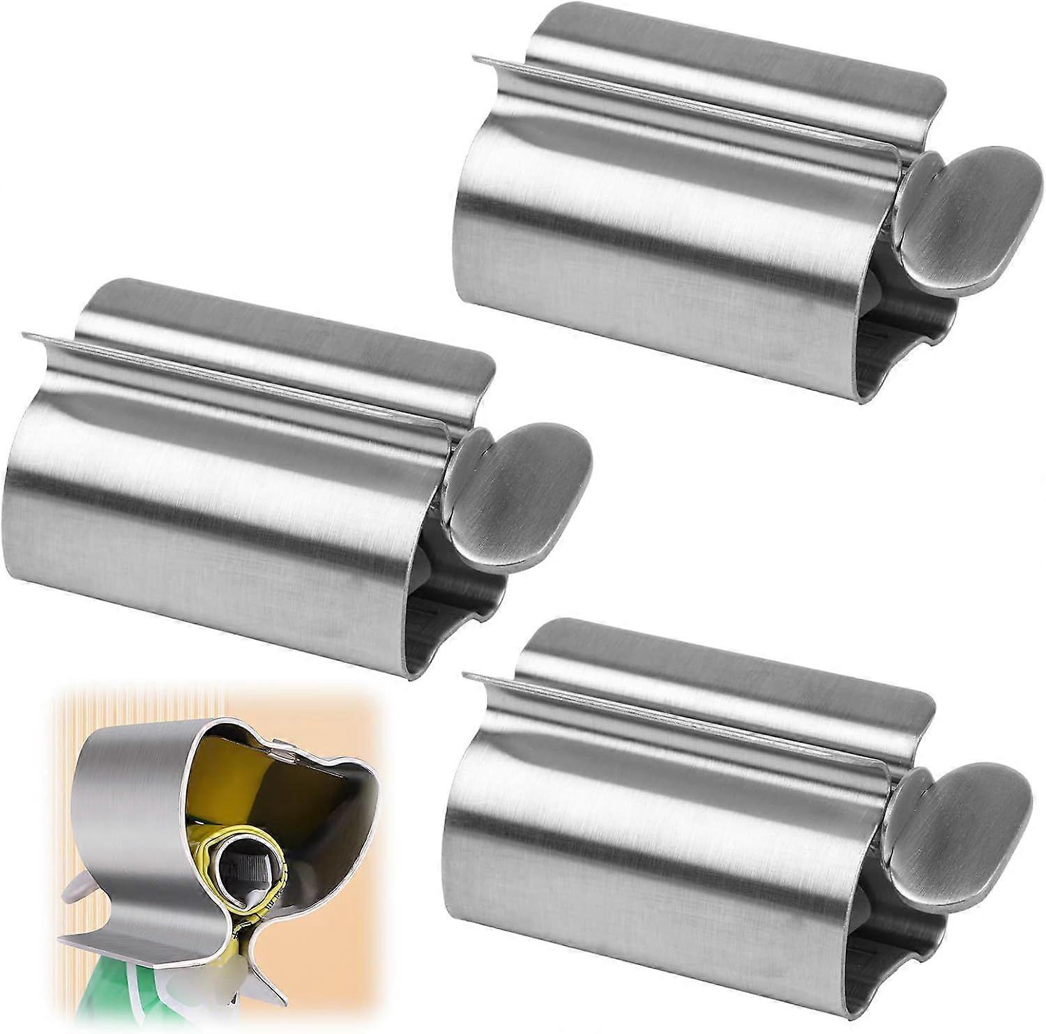 Toothpaste Tube Squeezer, Toothpaste Squeezer Seat Holder, Toothpaste Dispenser to Optimize Toothpaste Usage, (3)