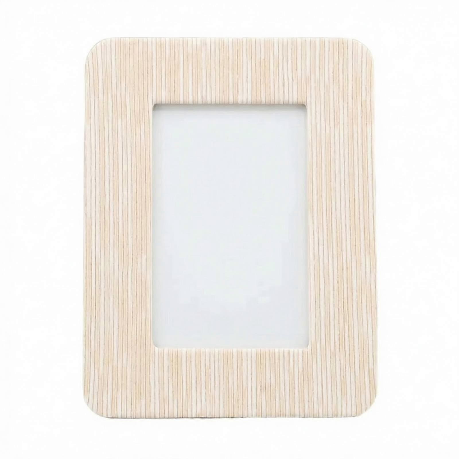 Tabletop Photo Frame Rectangular Striped Picture Frame Decorative for Desk,