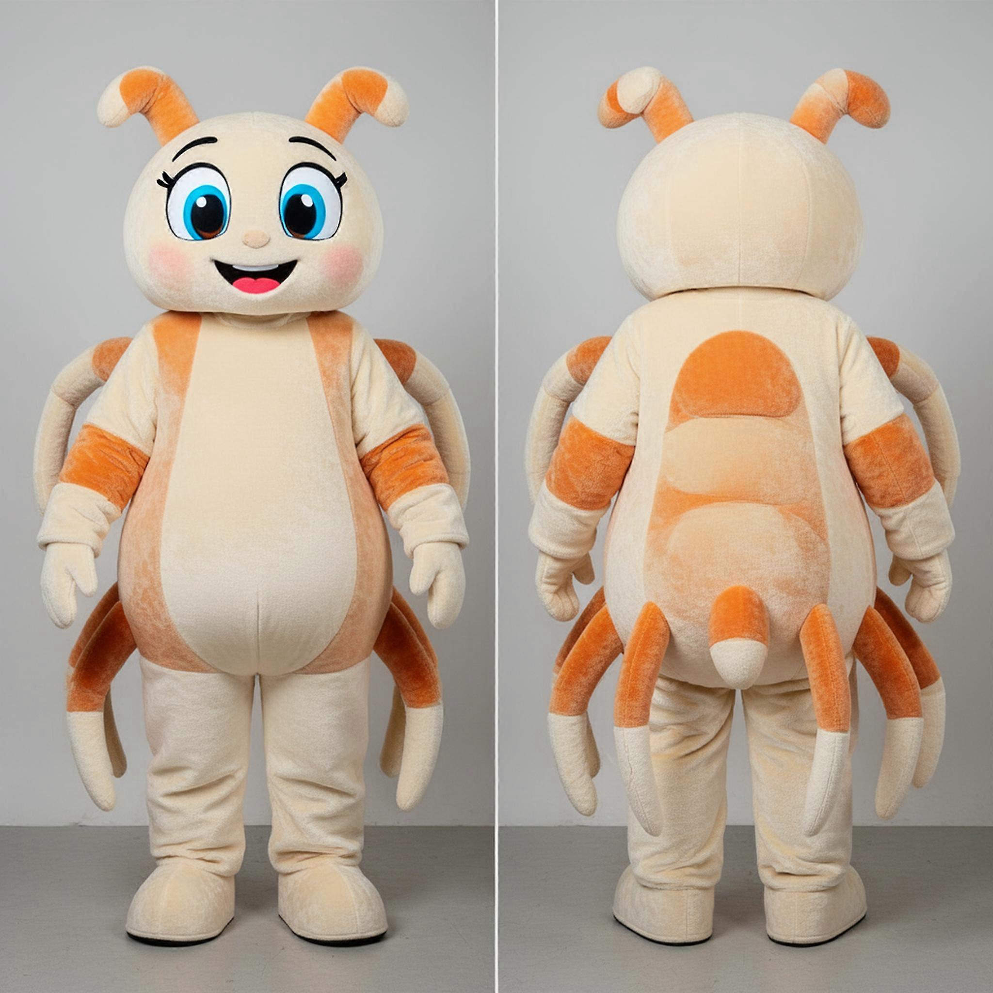 MASTICOT Cream Rounded Spider Mascot