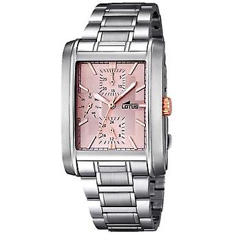 Lotus Multifunktions Quarz Analog Man Uhr mit 18222/4 Edelstahl Armband