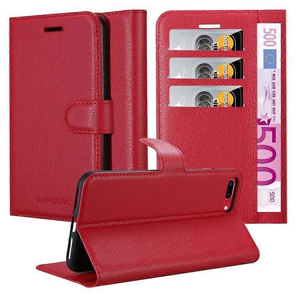 Case compatible with iPhone 7 PLUS / 7S PLUS / 8 PLUS - Protective case with card slots and stand function