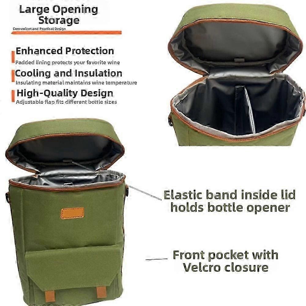Two-Bottle Cold-Storage Wine Pouch