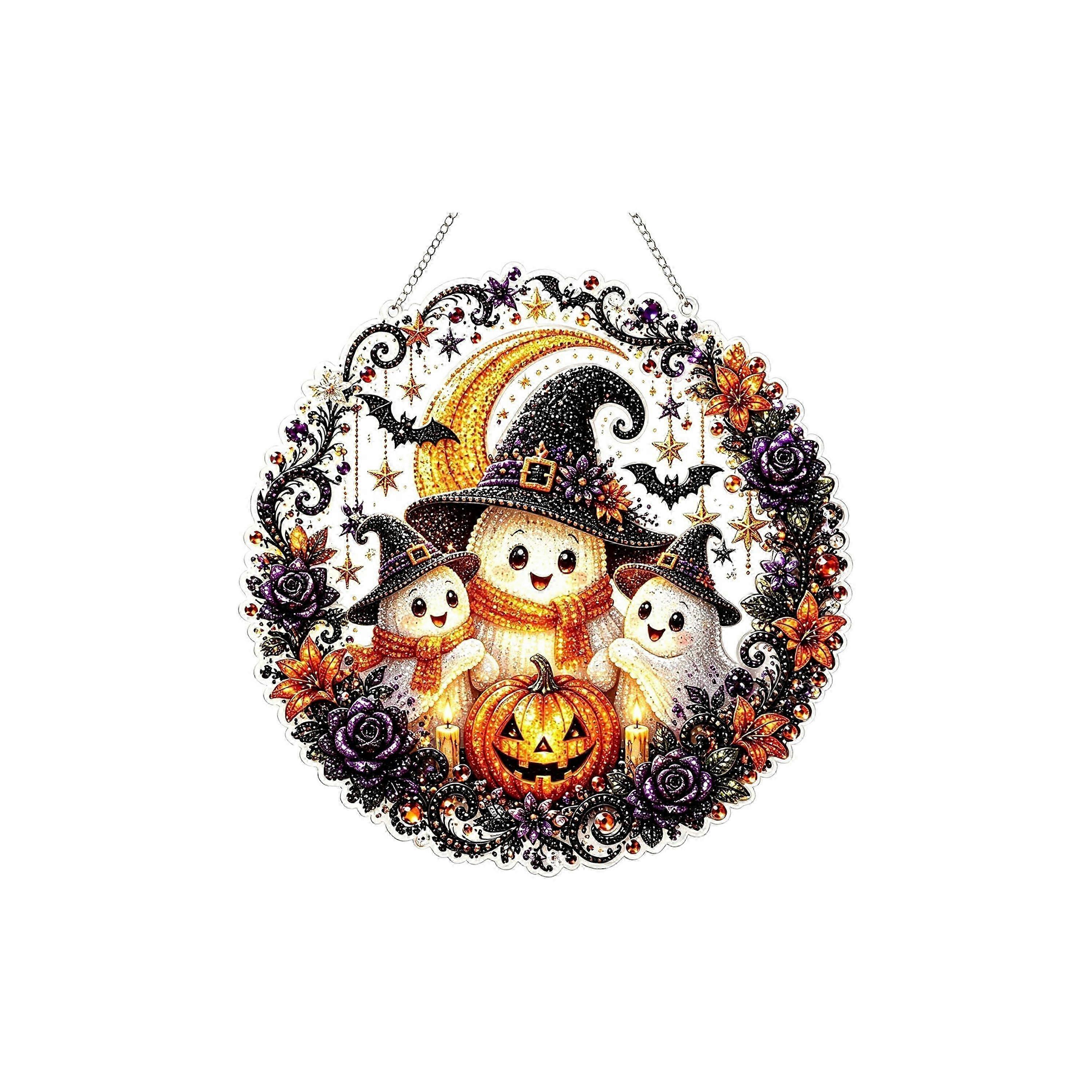 Diamond Art Ghosts Reading Decor