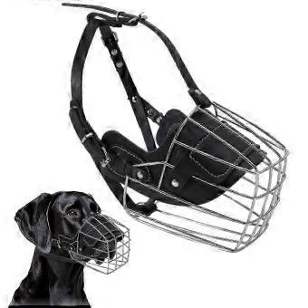 Extra Large Breathable Metal Basket Muzzle