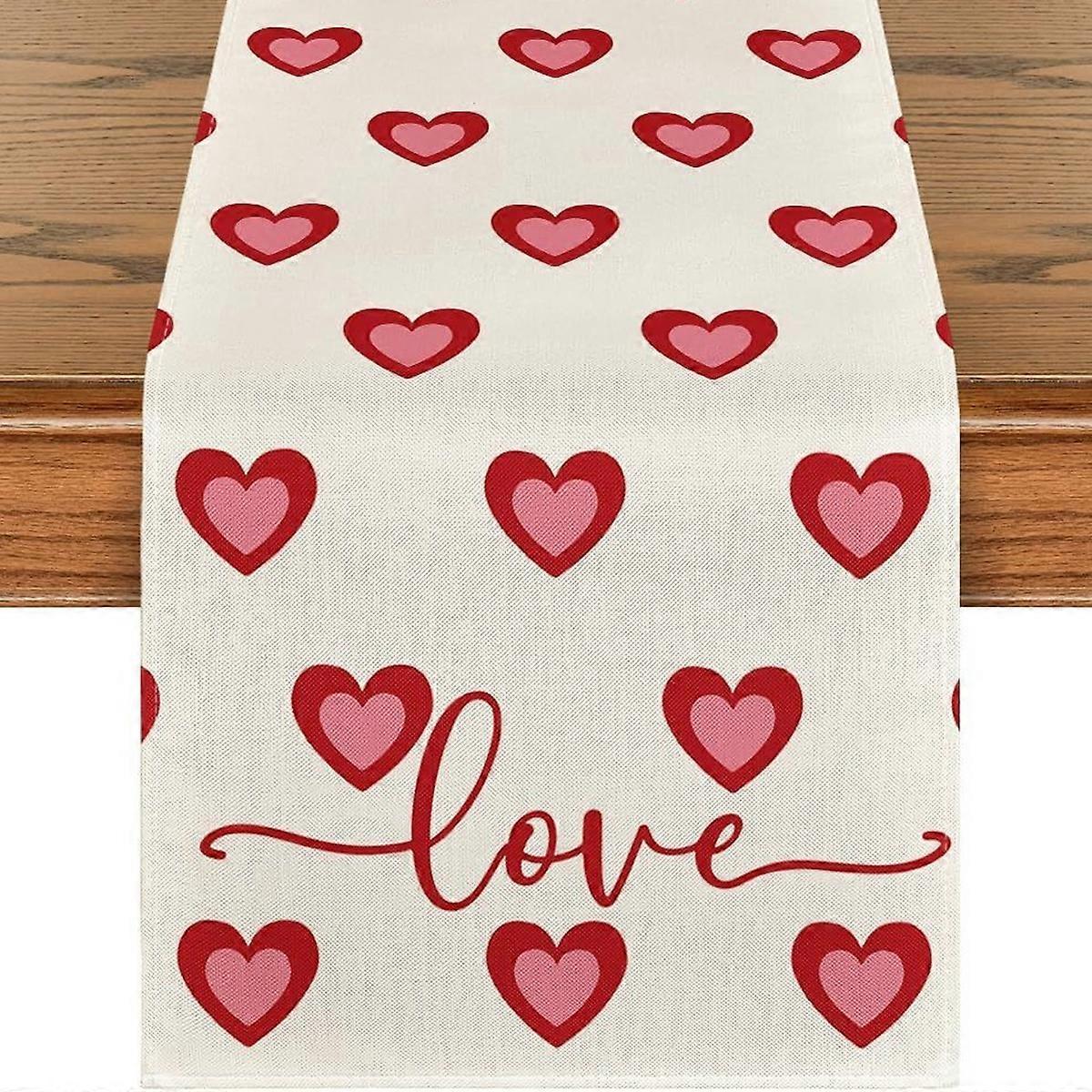 Velvet Heart Table Runner