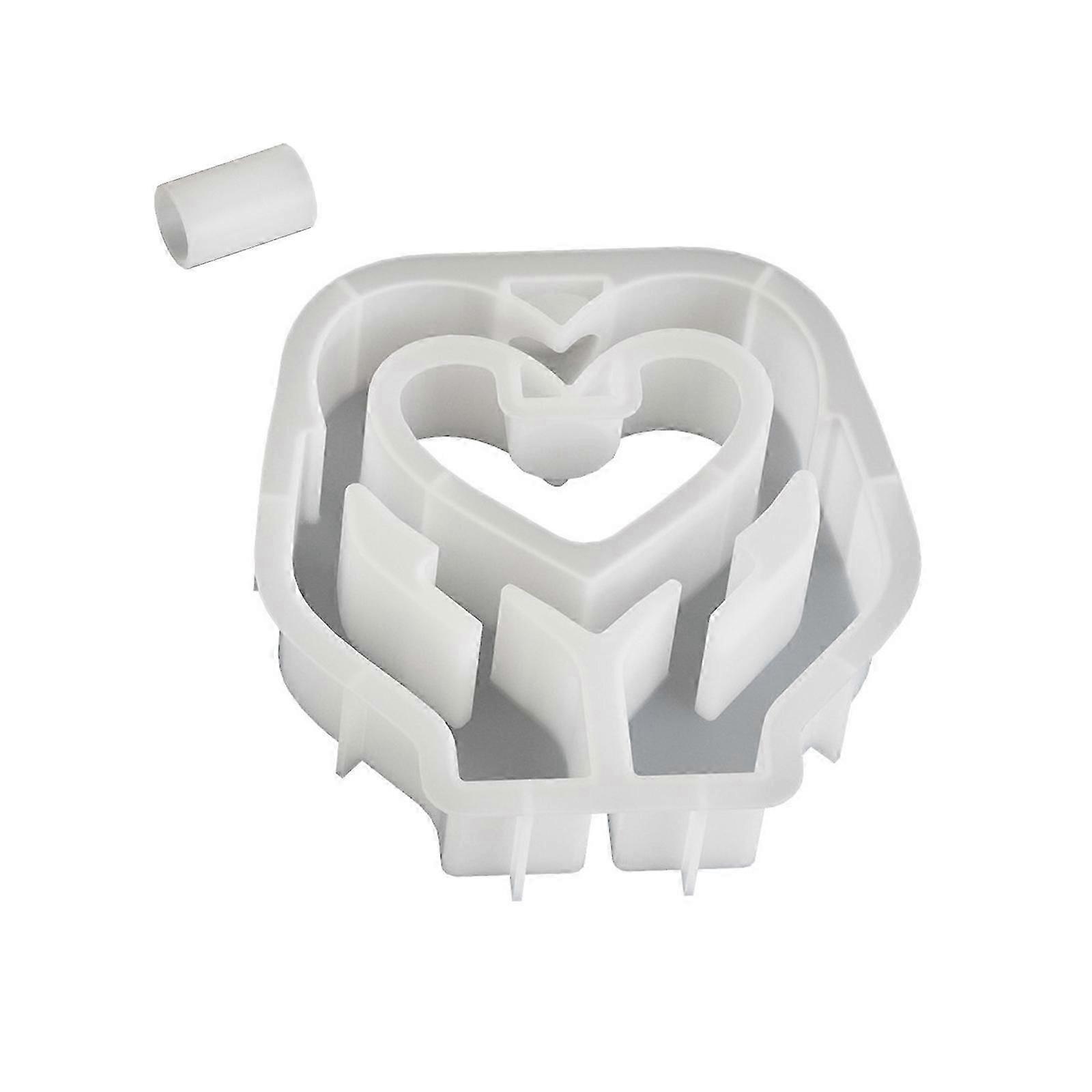 Craft-Friendly Heart Silicone Molds