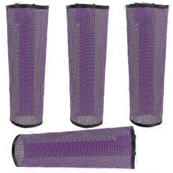 Protective Blue Mesh Horse Leggings 4Pcs Breathable Design For Stable Use core
